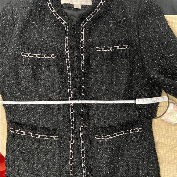Classy sequin tweed crop jacket - Picture 9 of 15